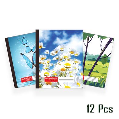 Bashundhara Exercise Book Math Margin Medium-204 Page (TAP Binding) - 12 Pcs image