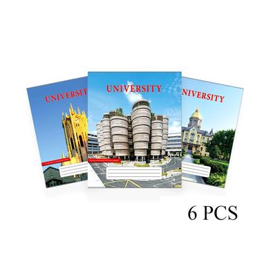 Bashundhara Exercise Book Math Margin Medium-GLU-304 Page (Pin Binding) - 6 Pcs image
