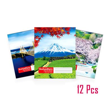 Bashundhara Exercise Book Math Margin Medium-204 Page (Pin Binding) - 12 Pcs image