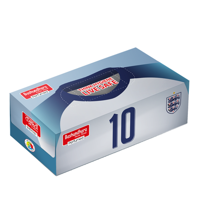 Bashundhara Facial Tissue- ENGLAND - 120x2 Ply Perfumed image