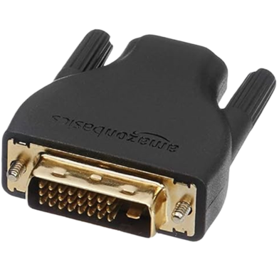 Basics Hdmi To Dvi-D Adapter - Black - Seamless Connectivity Solution For Enhanced Visual Experience image