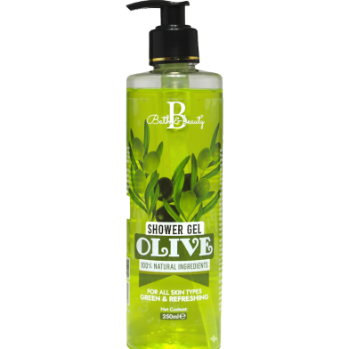 Bath And Beauty Shower Gel Olive 250ml image