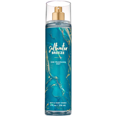 Bath And Body Works Saltwater Breeze Fine Fragrance Mist 8 Ounce USA 236ml image