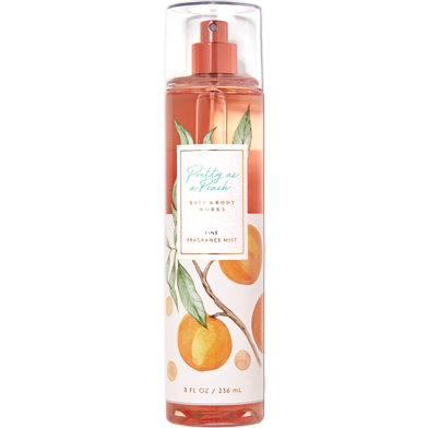 Bath Body Works Pretty As a Peach Fine Fragrance Mist 236ml image