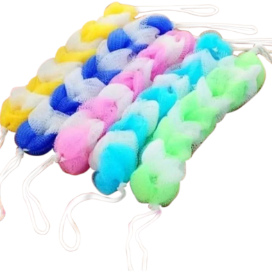 Bath Sponge Soft Net (Any Color) - 1 Pcs image