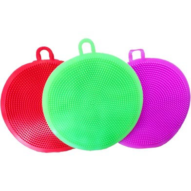 Bath Sponge Soft Silicone -1pcs Bath and Body Accessories image