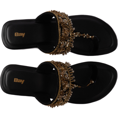 Bay Ladies Open Flats - Thongs Style (VShape) - Perlita image