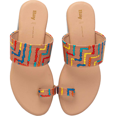 Bay Ladies Open Flats - Thongs Style (VShape) - Perlita image