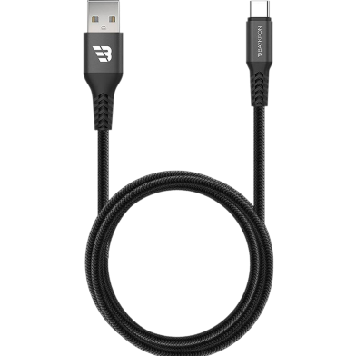 Baykron BA-TC-F-BLK3.0 Cable Type C 3 M 3A - Black image