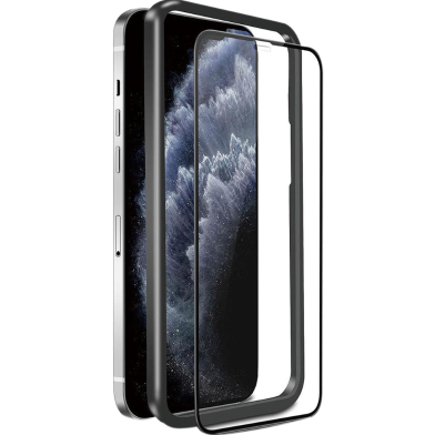 Baykron OT-IP12-6.7-3D Antibacterial Tempered Glass 3D NEW Iphone 12 Pro Max image