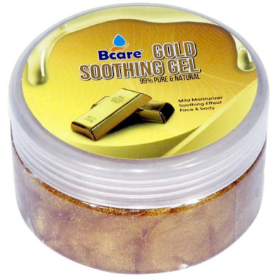 Bcare Gold Soothing Gel For Face And Body, Gold Facial Gel -240 ml image
