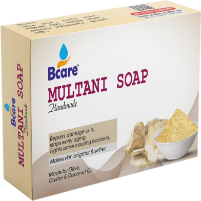 Bcare Multani Soap, Organic Multani Soap -100 gm image