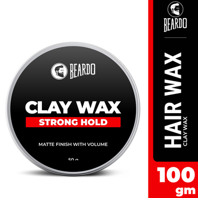 Beardo Strong Hold Clay Wax 100g image