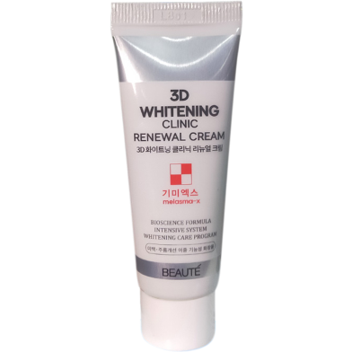 Beaute 3D Whitening Clinic Renewal Cream-20ml image