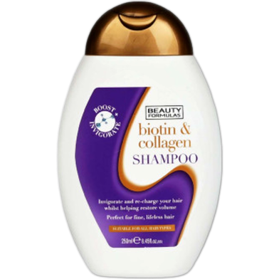 Beauty Formulas Biotin And Collagen Shampoo 250ml image