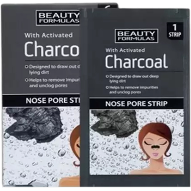 Beauty Formulas Charcoal Nose Pore Strips - 6 Pcs image