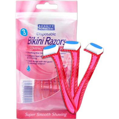 Beauty Formulas Disposable Bikini Razors 3Pcs image