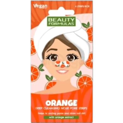Beauty Formulas Orange Deep Cleansing Nose Pore Strips image