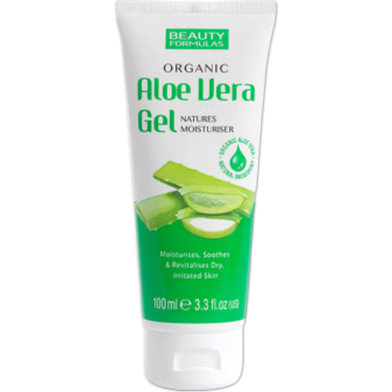 Beauty Formulas Organic Aloe Vera Gel Natures Moisturiser 100ml image