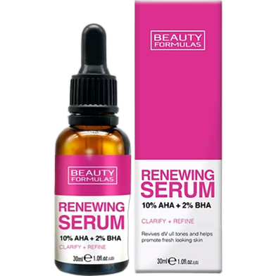 Beauty Formulas Renewing 10 Percent AHA 2 Percent BHA Serum 30ml image