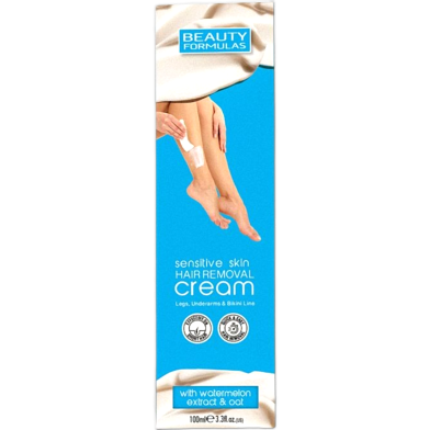 Beauty Formulas Sensitive Skin Hair Removal Cream With Watermelon and Oat 100ml image