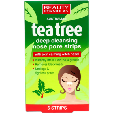 Beauty Formulas Tea Tree Nose Pore Strips 6s image