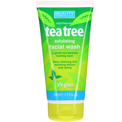 Beauty Formulas Teatree Exfoliating Facial Wash 150 ml image