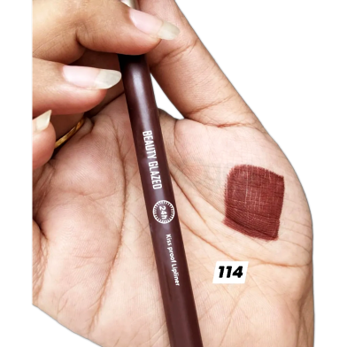 Beauty Glazed Waterproof and Long Lasting Lip Liner - B114 Chocolate image