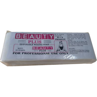 Beauty Plus Disposable Depilatory Paper Wax Strips 80 Pcs image