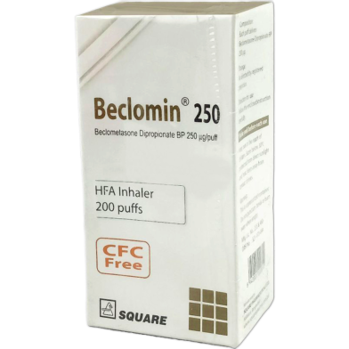 Beclomin 250 Mcg/Puff Inhaler 200 Metered Doses image
