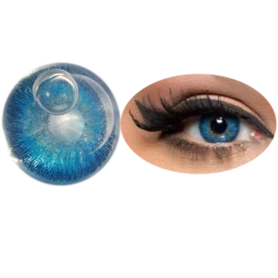 Bella Blue Color Contour Contact Len image