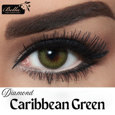 Bella Caribbean Green Color Contact Lens image