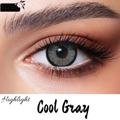 Bella Cool Gray Highlight Color Contact Lens image