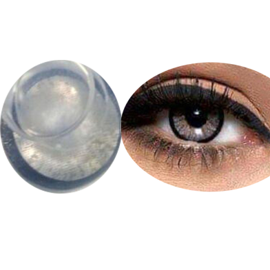 Bella Cool Gray Highlight Color Contact Lens image