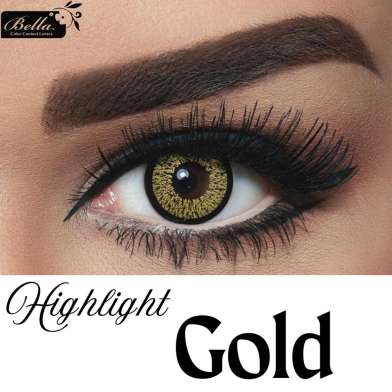 Bella Gold Highlight Color Contact Lens image