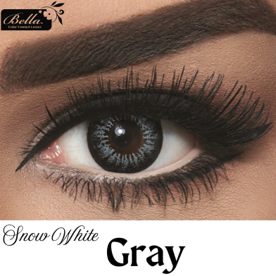 Bella Gray Snow Color Contact Lens image