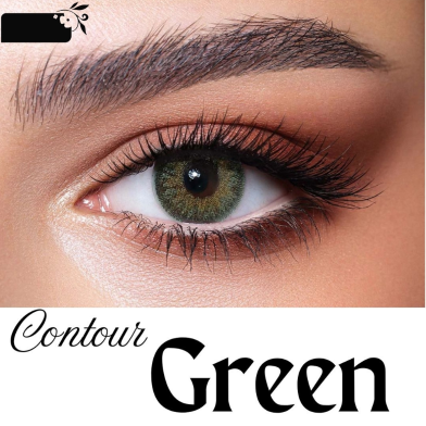 Bella Green Color Contour Contact Lens image