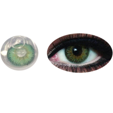 Bella Green Color Contour Contact Lens image