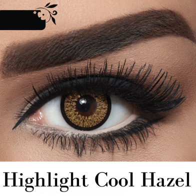 Bella Highlight Cool Hazel Color Contact Lens image