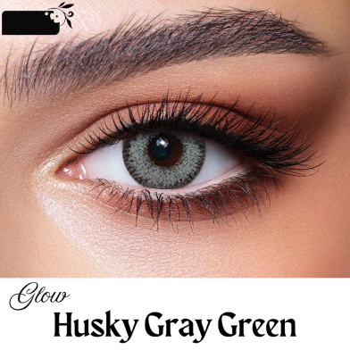 Bella Husky Gray Green Color Contact Lens image