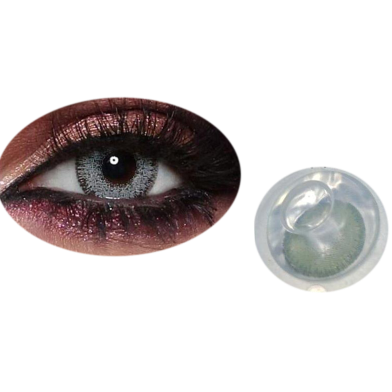 Bella Husky Gray Green Color Contact Lens image