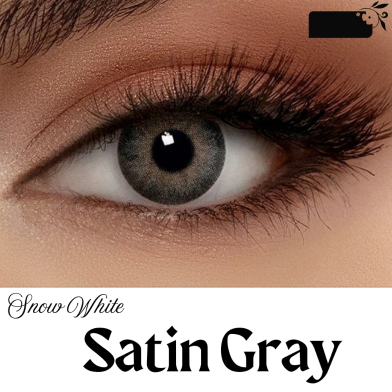 Bella Satin Grey Snow Color Contact Lens image