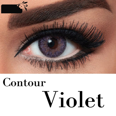 Bella Violet Color Contour Contact Lens image