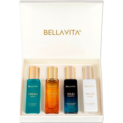 Bellavita Luxury Men and Women Perfume Gift Set Of 4x20 ml Each Indian image
