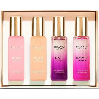 Bellavita Luxury Perfume Gift Set For Women 4x20 ml image