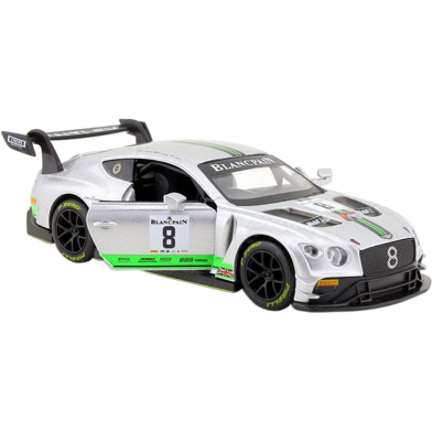 Bentley Continental GT3 1:32 Scale Diecast Car Sound and Light Pull back Metal Car Collection image