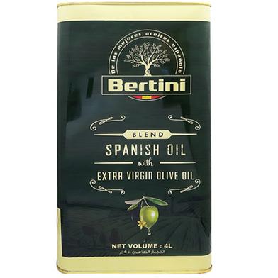Bertini Spanish Oil With Extra Virgin Olive Oil Tin 4Ltr image