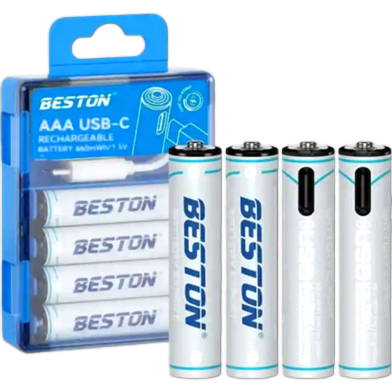Beston 3ac 18 Aaa Usb C 660mwh Battery Bundle Of 4pcs image