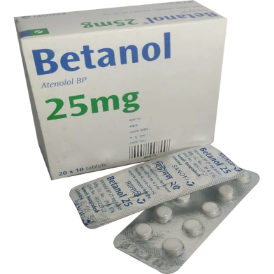 Betanol 25 mg Tablet 10's Strip image
