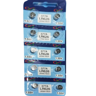 Better Quality 10 Pcs Hand Watch Battery For Dial Watch - Model - AG4, 377, SR626, SR626W image